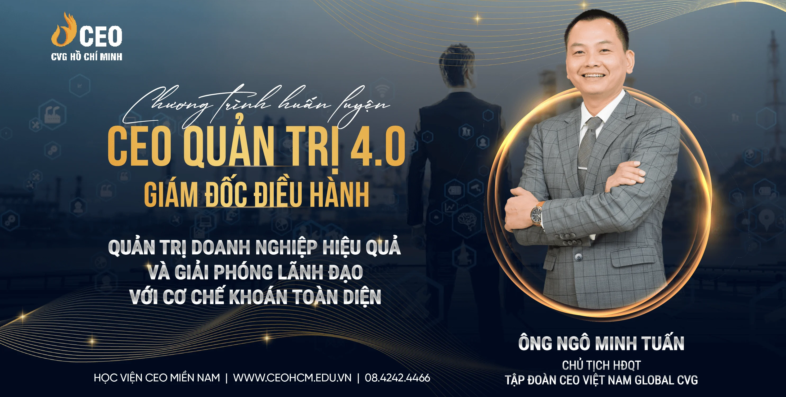 Lộ Trình Vận Hành Doanh Nghiệp Từ Thấp Đến Cao 1 banner chuong trinh ceo quan tri