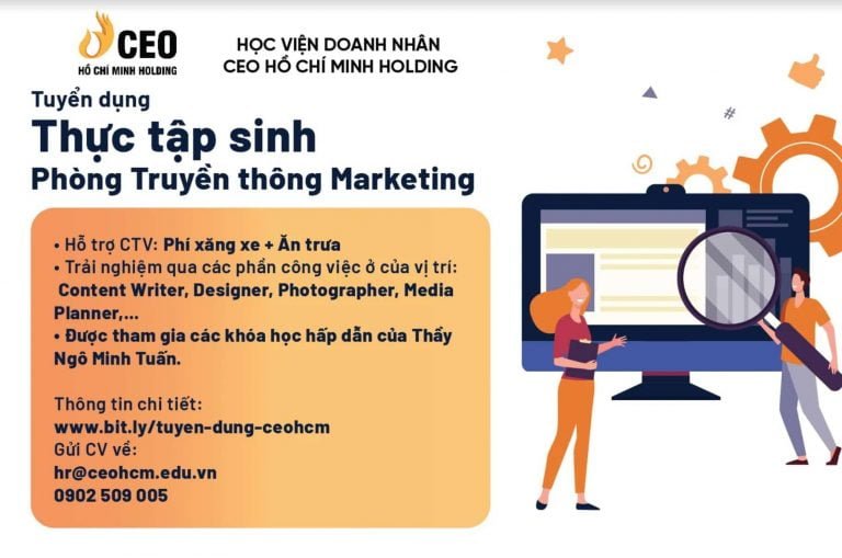 Tuyển dụng Thực tập sinh Marketing