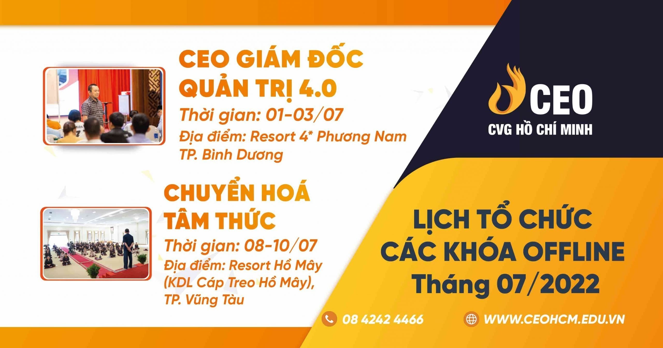 Lịch Khai Giảng 1 Lịch tổ chức các khóa Offline Tháng 7/2022
