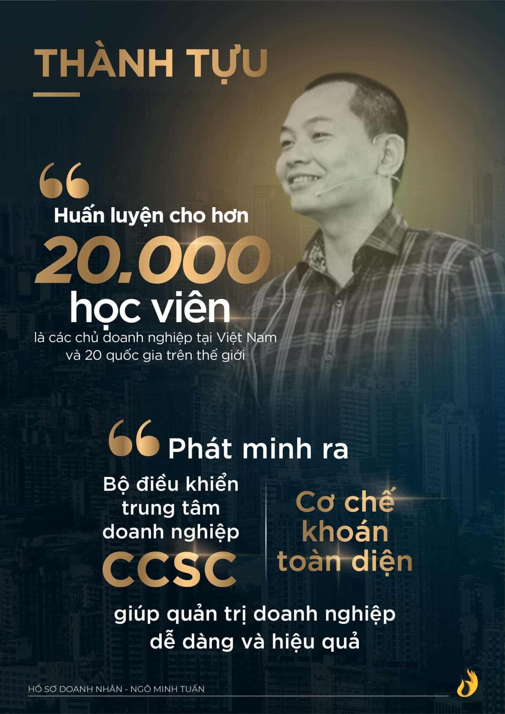 CVG Hồ Chí Minh - Học viện CEO Miền Nam - Thành viên của Học viện Doanh nhân CEO Việt Nam 2 Hồ sơ doanh nhân Ngô Minh Tuấn Profile Học viện CEO Miền Nam Phần 14