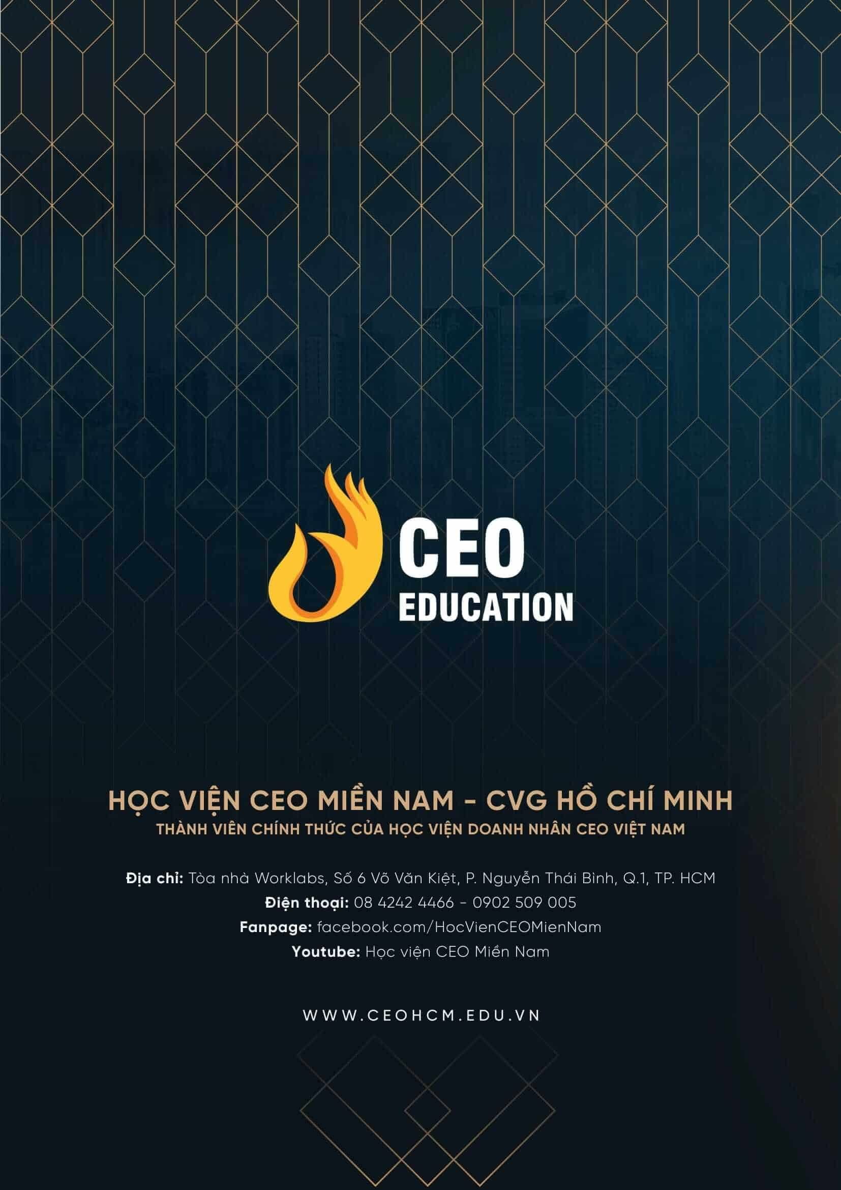 Hồ sơ doanh nhân Ngô Minh Tuấn Profile Học viện CEO Miền Nam Phần 16