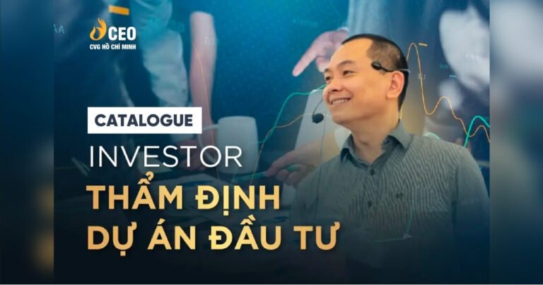 Catalogue Chương trình Thẩm định Dự án Đầu tư - Thầy Ngô Minh Tuấn