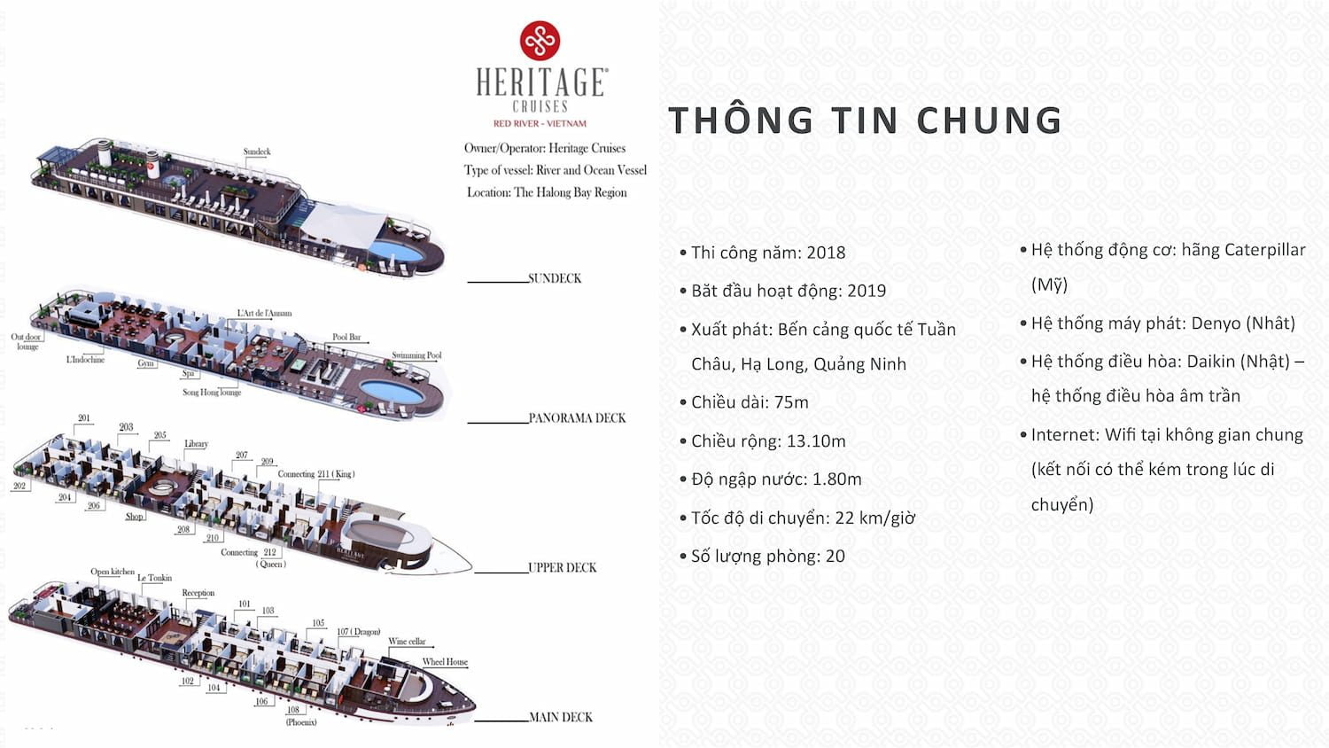 Giới thiệu du thuyền Heritage 04