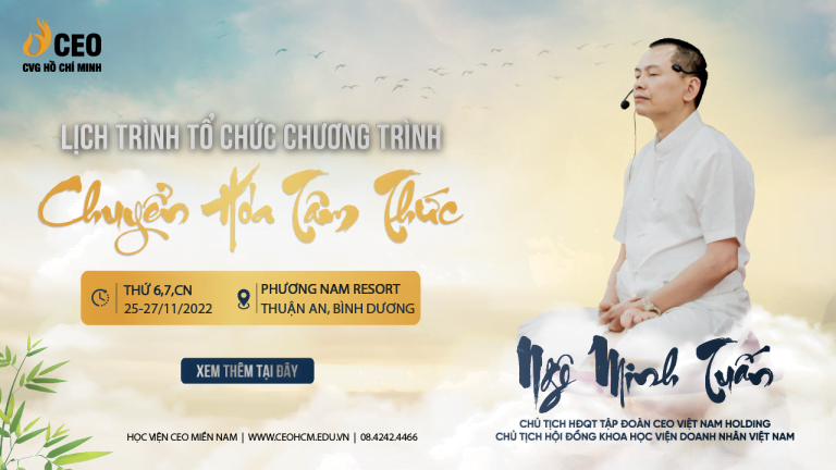 Lich Trinh To Chuc Chuong Trinh Chuyen Hoa Tam Thuc K96 – Ho Chi Minh