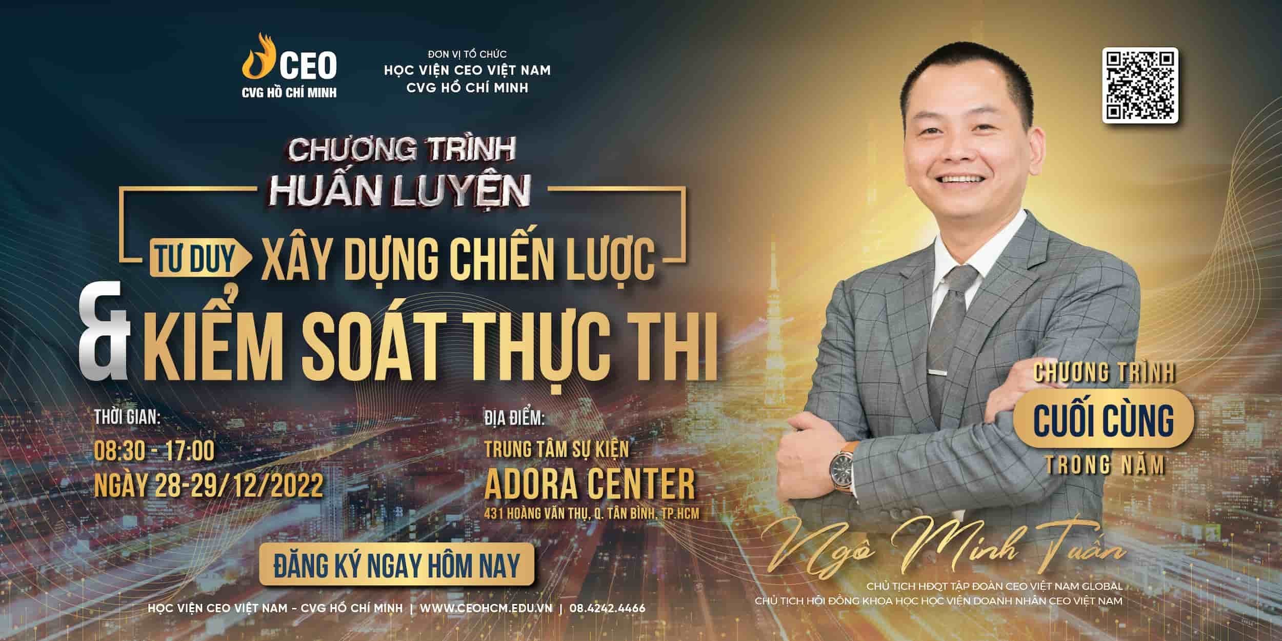 Xác lập mục tiêu chiến lược hiệu quả bằng công cụ SMART 1 Chương trình huấn luyện Tư duy xây dựng chiến lược và kiểm soát thực thi