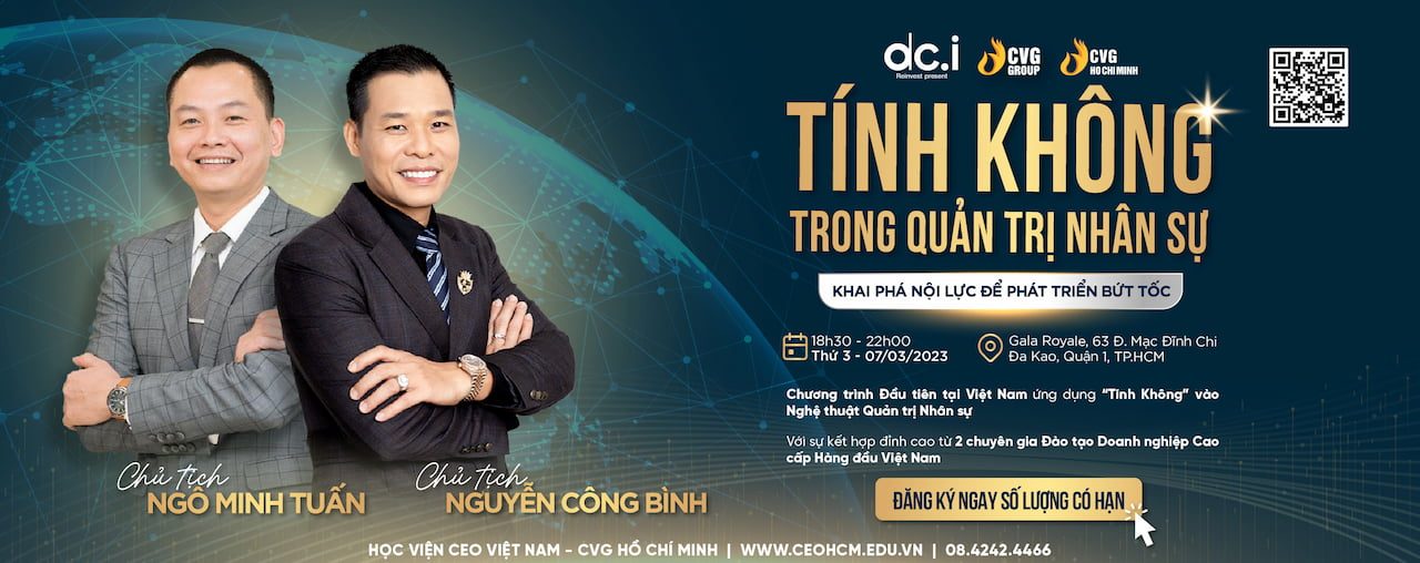 Phát triển nội lực nhân sự dựa trên Tính Không - Chiến lược Quản trị thời đại mới 1 Lịch tổ chức Hội thảo Tính Không trong Quản trị Nhân sự